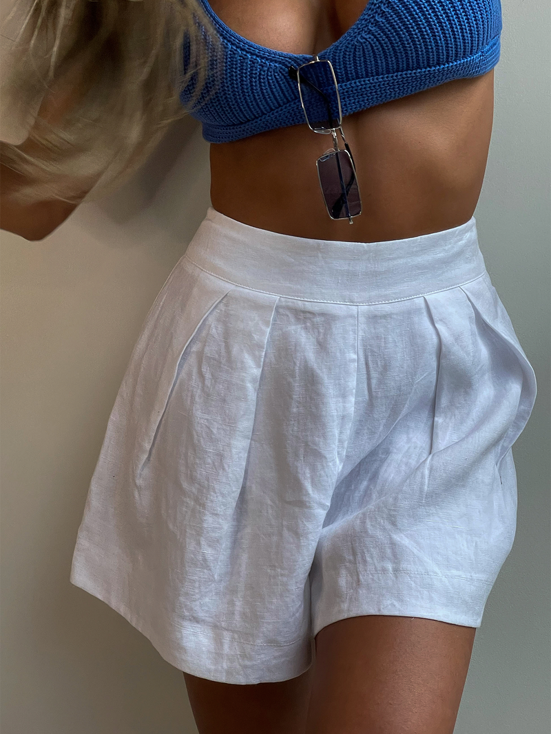 Coco and Cabanas Linen Short